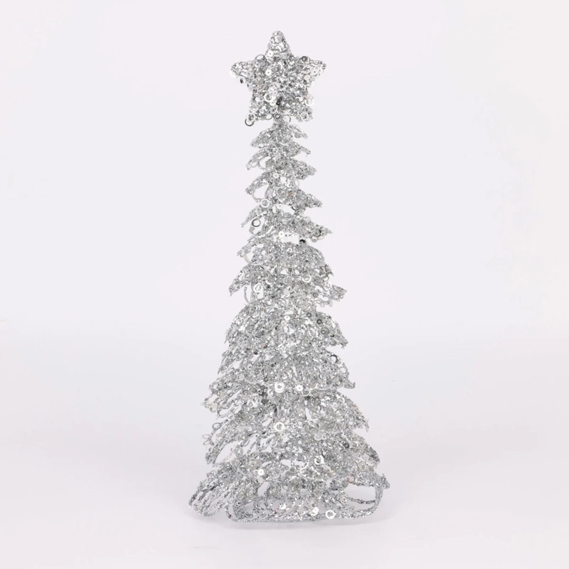 ADORNO NAVIDEÑO RIPLEY HOME ÁRBOL PLATA - 2