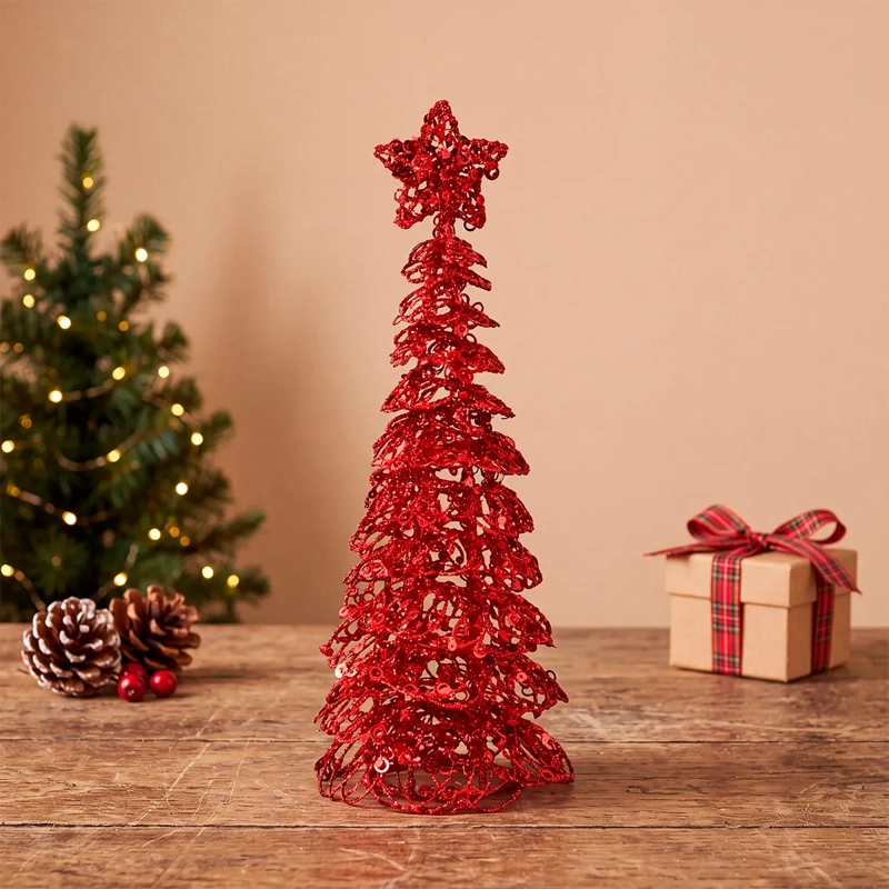 ADORNO NAVIDEÑO RIPLEY HOME ÁRBOL ROJO - 1