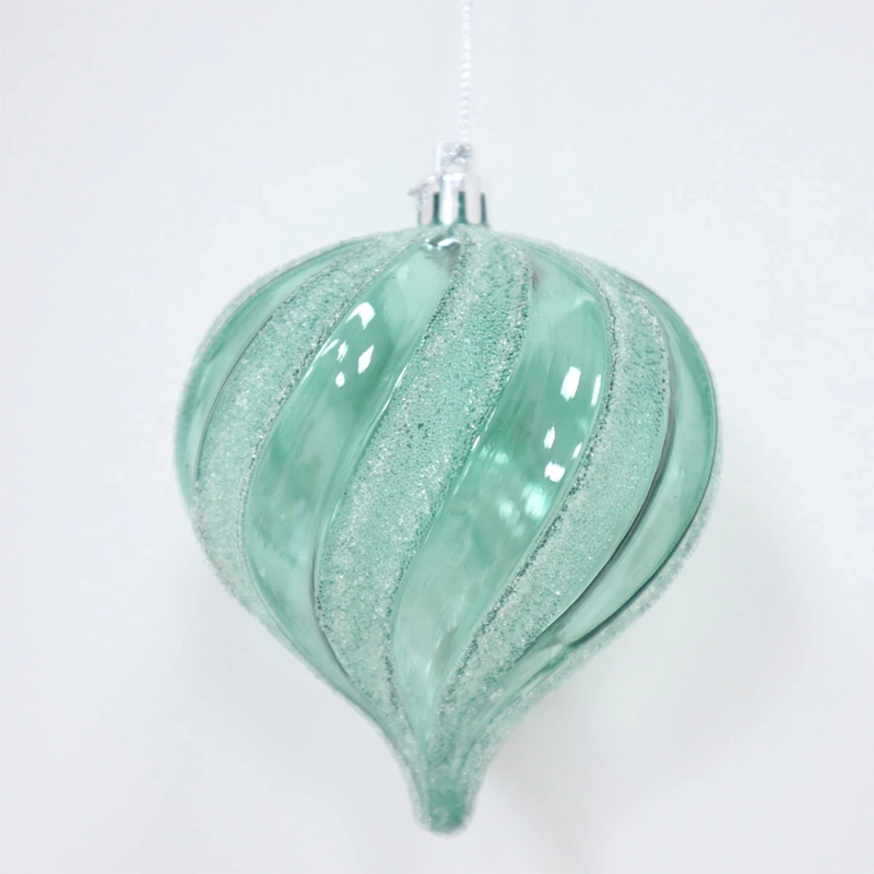 ADORNO NAVIDEÑO RIPLEY HOME NORDIC CEBOLLA TRANSPARENTE AQUA - 2