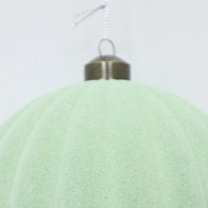 ADORNO NAVIDEÑO RIPLEY HOME NORDIC ESFERA ACANALADO 15 CM AQUA - 3