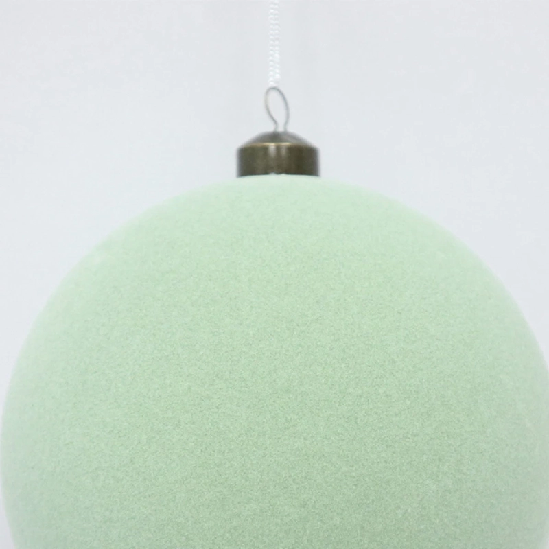 ADORNO NAVIDEÑO RIPLEY HOME NORDIC ESFERA VELVET 15 CM AQUA - 3