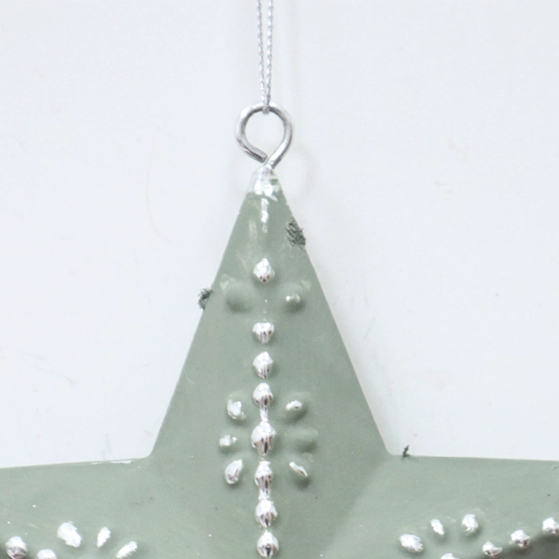 ADORNO NAVIDEÑO RIPLEY HOME NORDIC ESTRELLA METAL AQUA - 3