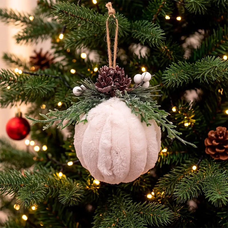 ADORNO NAVIDEÑO RIPLEY HOME NORDIC PELOS ACANALADO RAMA - 1