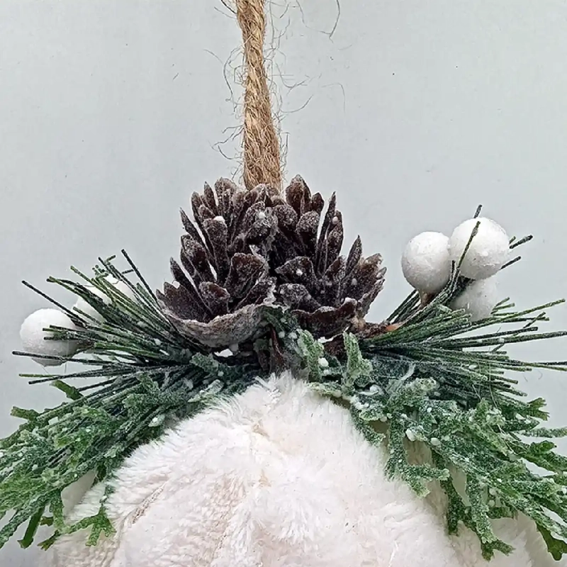 ADORNO NAVIDEÑO RIPLEY HOME NORDIC PELOS ACANALADO RAMA - 3