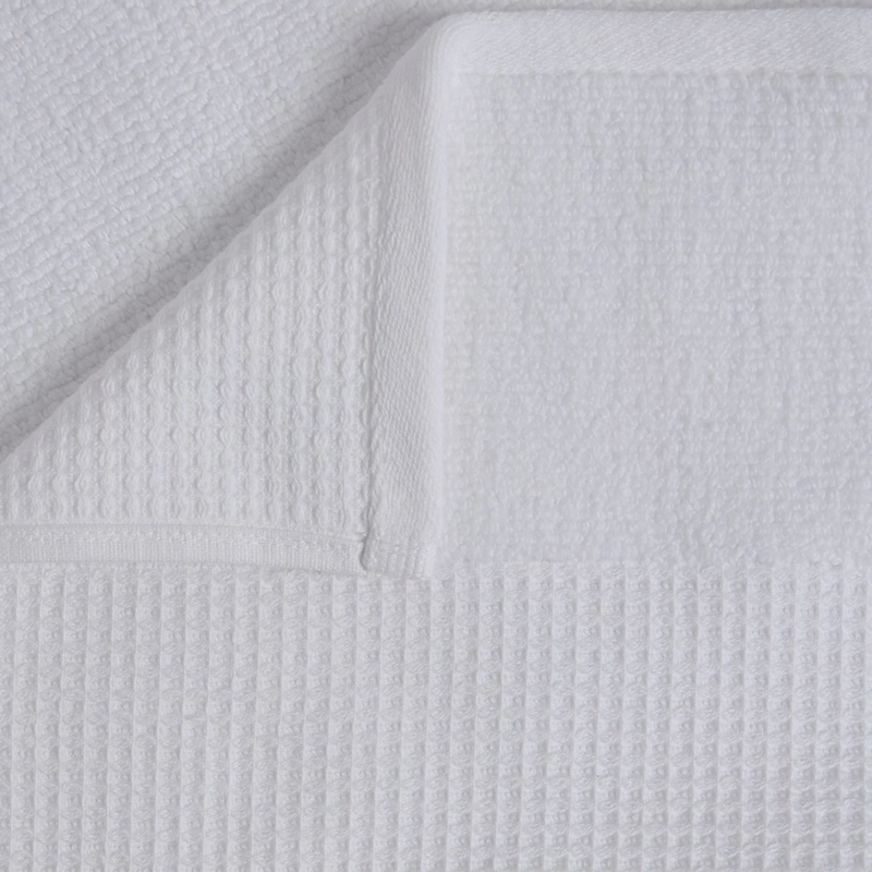 TOALLA DE BAÑO MAISON LINETT WAFFLE BLANCO  - 5