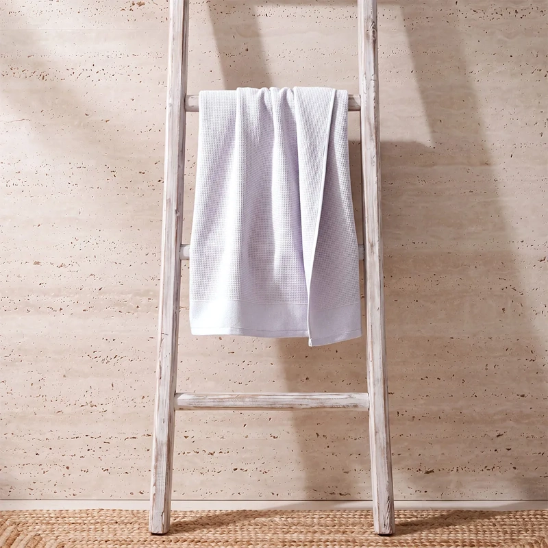 TOALLA SÁBANA MAISON LINETT WAFFLE BLANCO - 1
