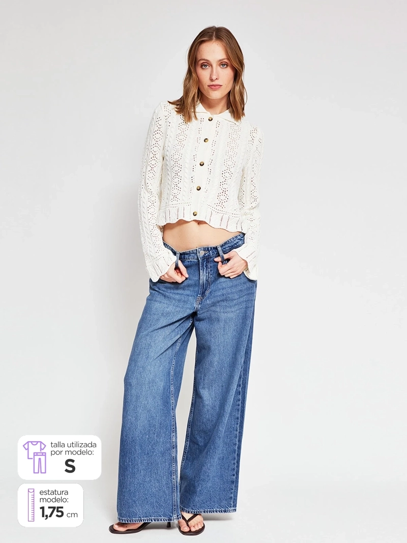 JEANS MUJER ONLY TIRO ALTO - 1