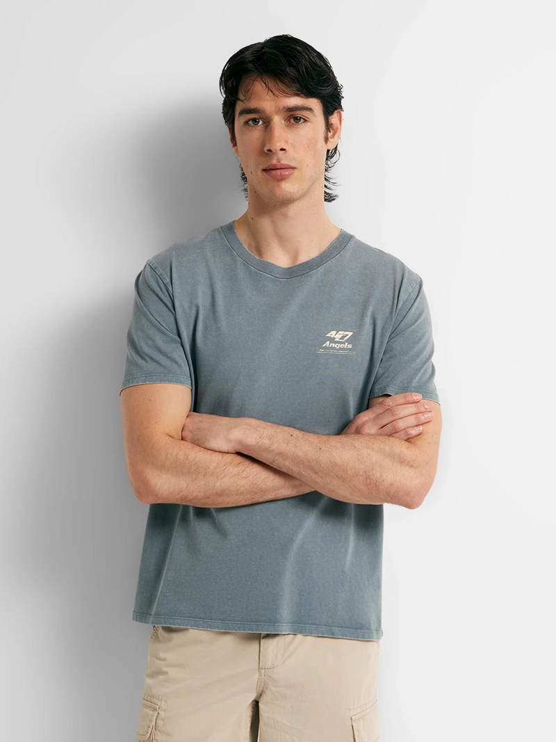 POLERA HOMBRE SFERA MANGA CORTA GRÁFICO ESPALDA