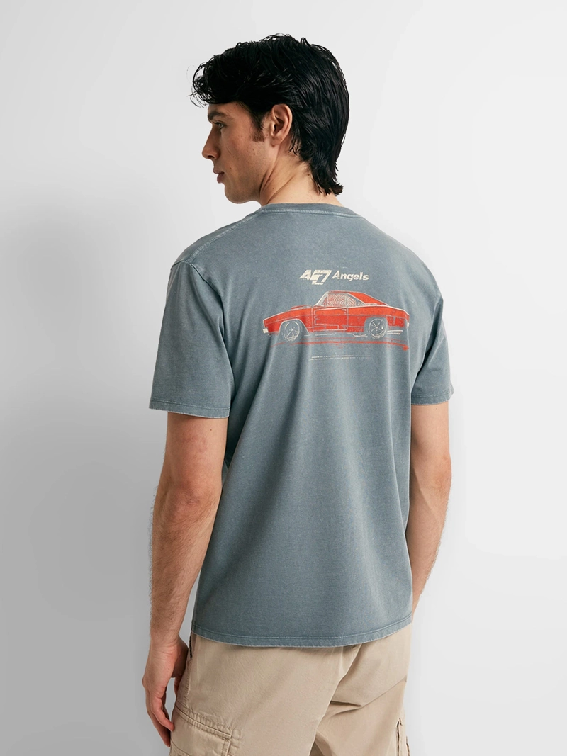 POLERA HOMBRE SFERA MANGA CORTA GRÁFICO ESPALDA - 2