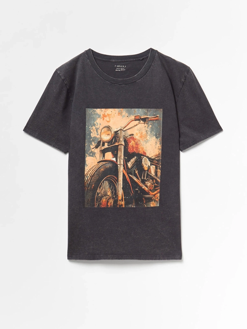 POLERA HOMBRE SFERA MANGA CORTA DIBUJO - 5