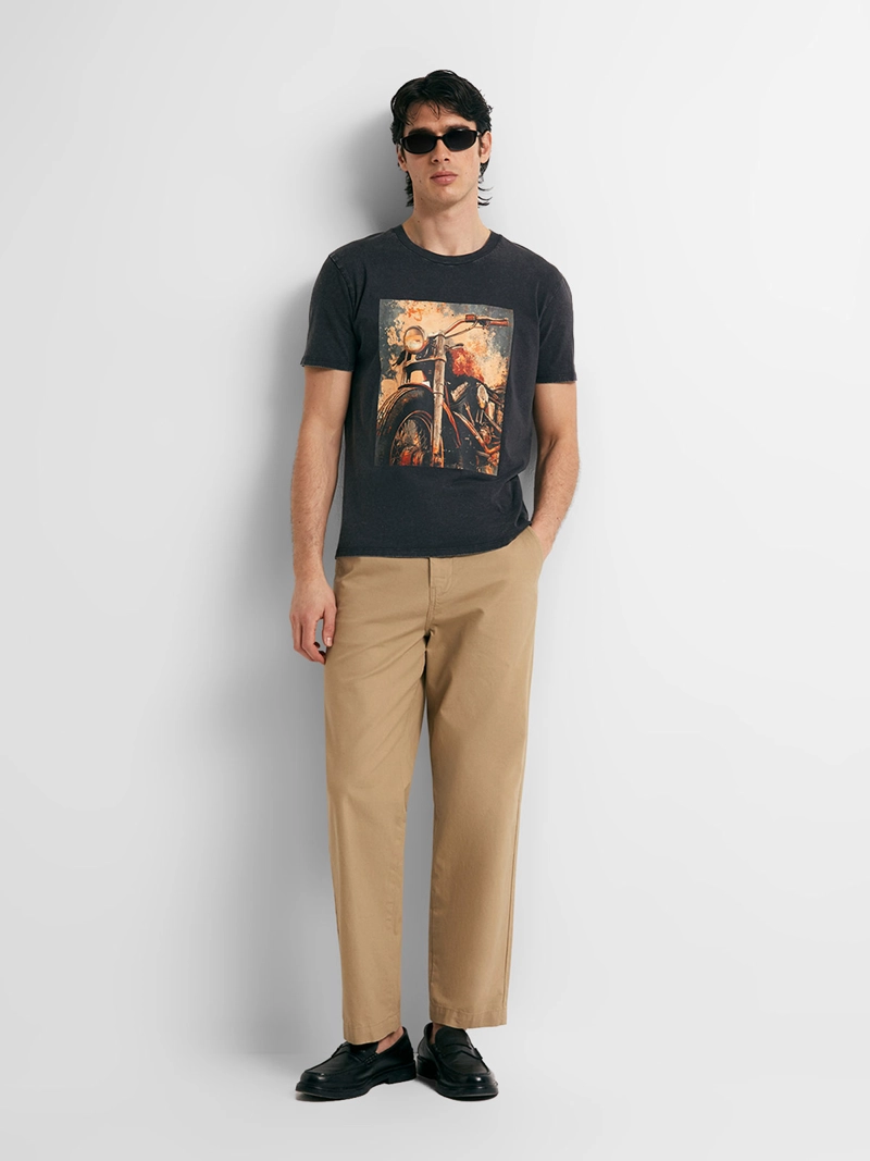 POLERA HOMBRE SFERA MANGA CORTA DIBUJO - 4