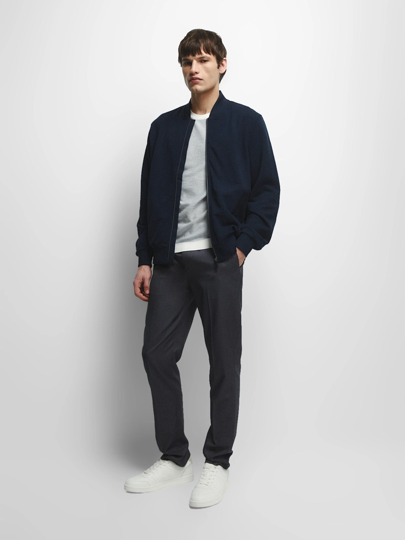 CHAQUETA HOMBRE SFERA BOMBER CIERRE FRONTAL - 4