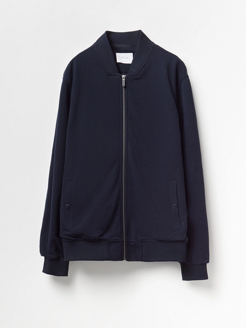 CHAQUETA HOMBRE SFERA BOMBER CIERRE FRONTAL - 5