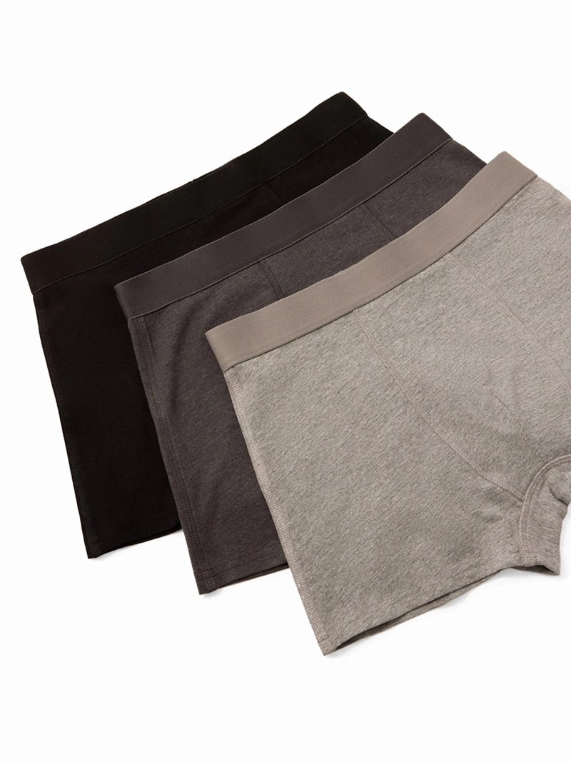 PACK X3 CALZONCILLOS BÓXER HOMBRE SFERA LISOS CON CINTURA ELASTICADA - 2