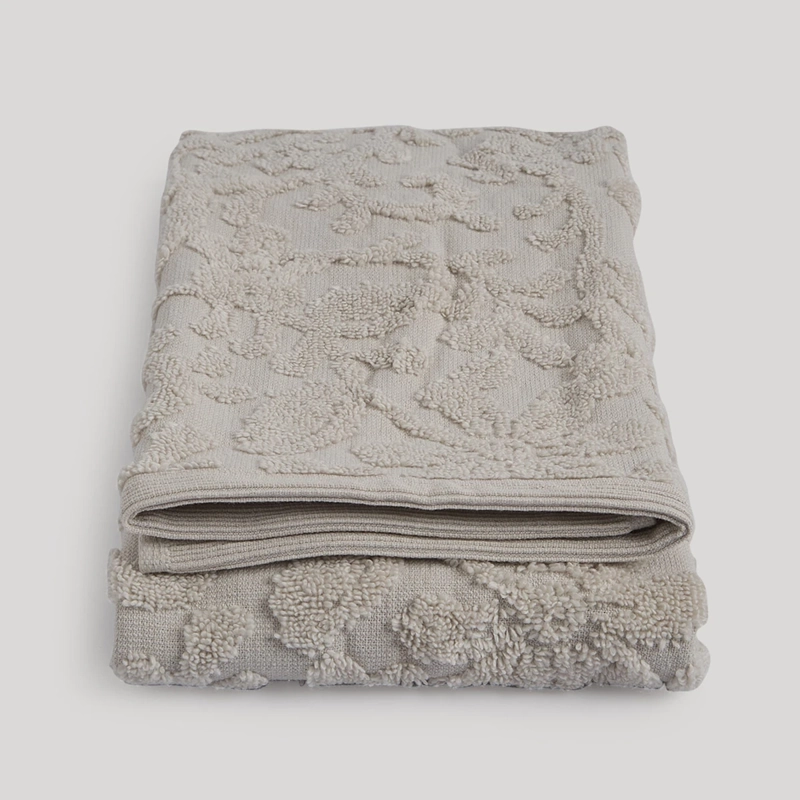 TOALLA DE MANO RIPLEY HOME JACQUARD AMELIE GRIS - 4
