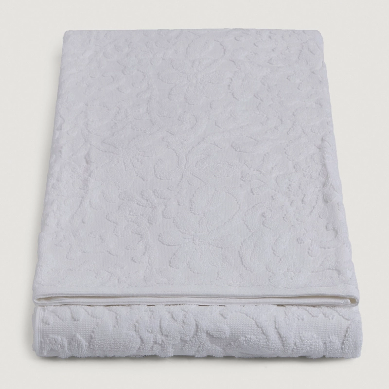 TOALLA SÁBANA RIPLEY HOME JACQUARD AMELIE BLANCO - 3
