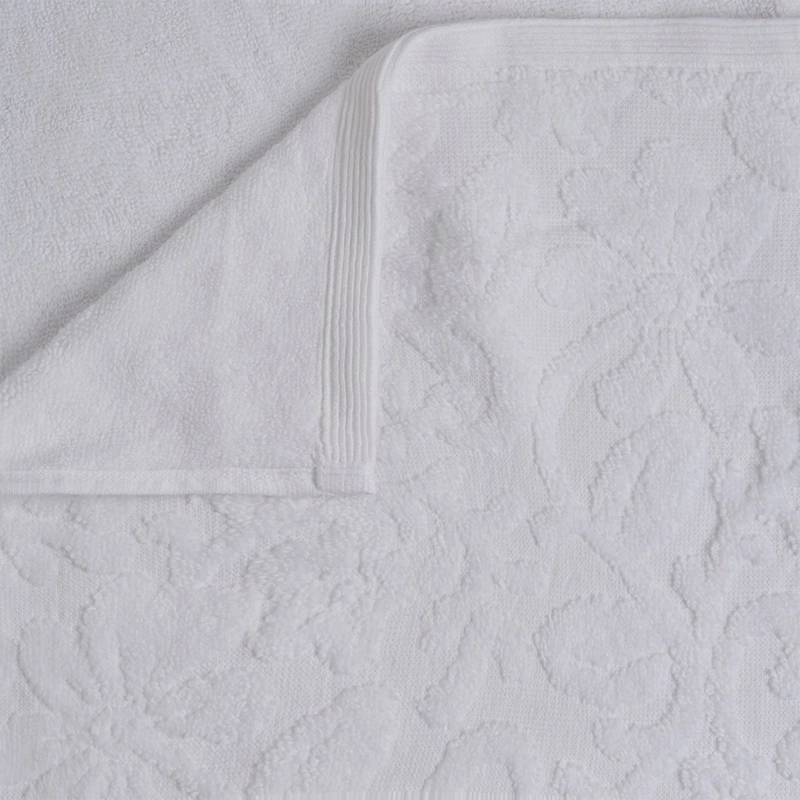 TOALLA SÁBANA RIPLEY HOME JACQUARD AMELIE BLANCO - 4