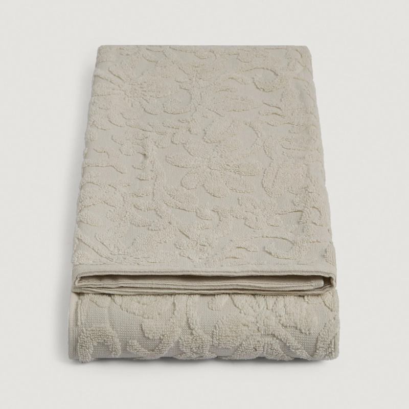TOALLA DE BAÑO RIPLEY HOME JACQUARD AMELIE BEIGE - 3