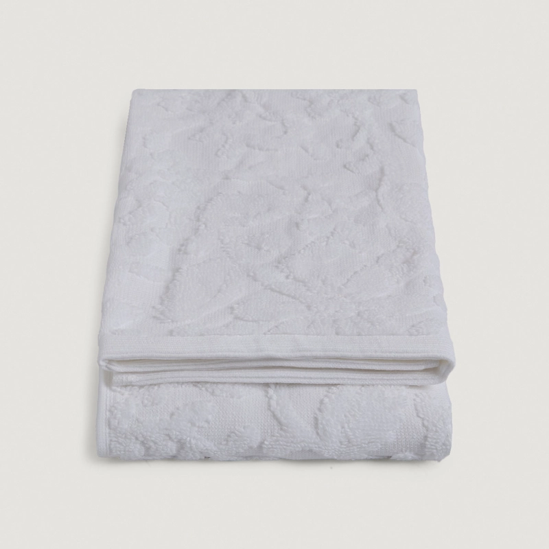 TOALLA DE MANO RIPLEY HOME JACQUARD AMELIE BLANCO - 4