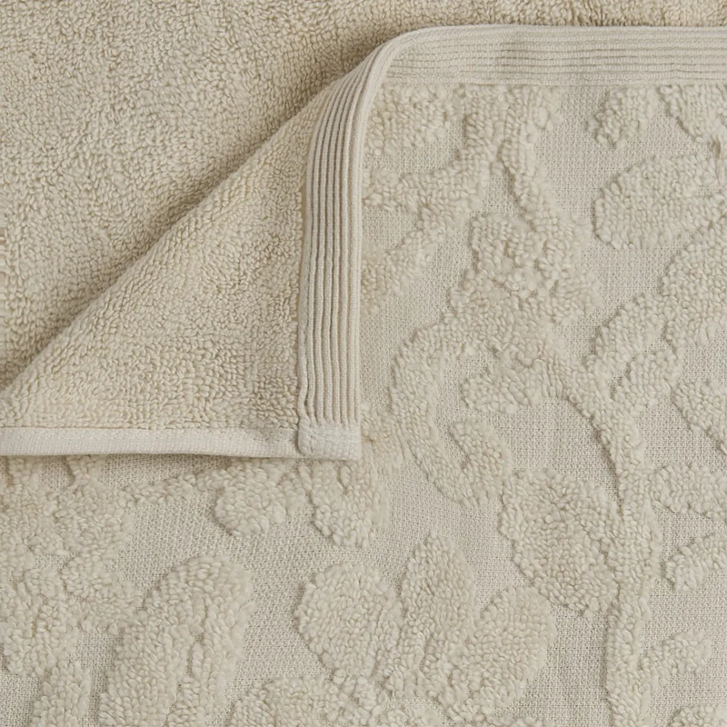 TOALLA DE MANO RIPLEY HOME JACQUARD AMELIE BEIGE - 5