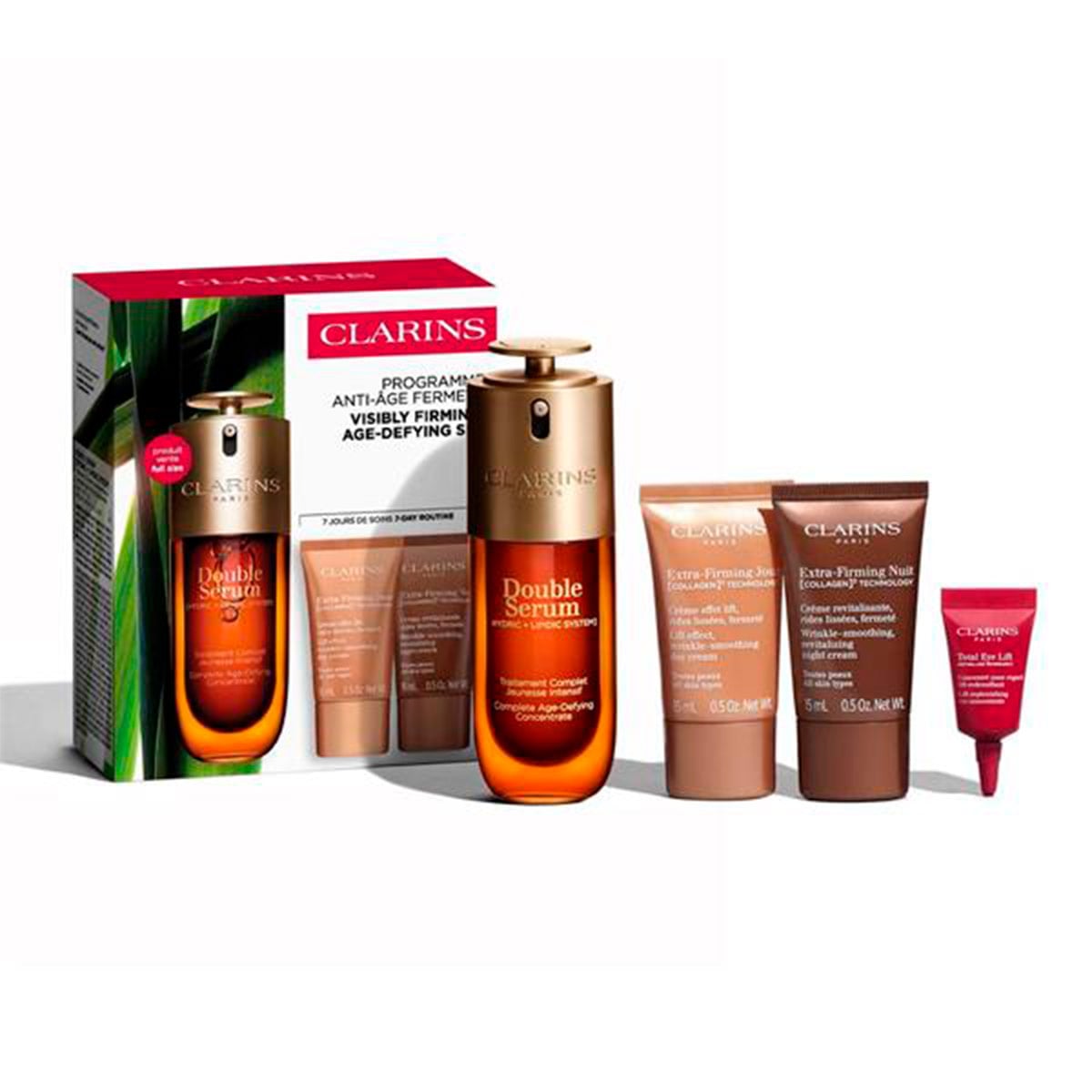 RUTINA ANTIEDAD CLARINS LOYALTY AND EXTRAFIRMING 50ML+15ML+15ML+10ML - 1