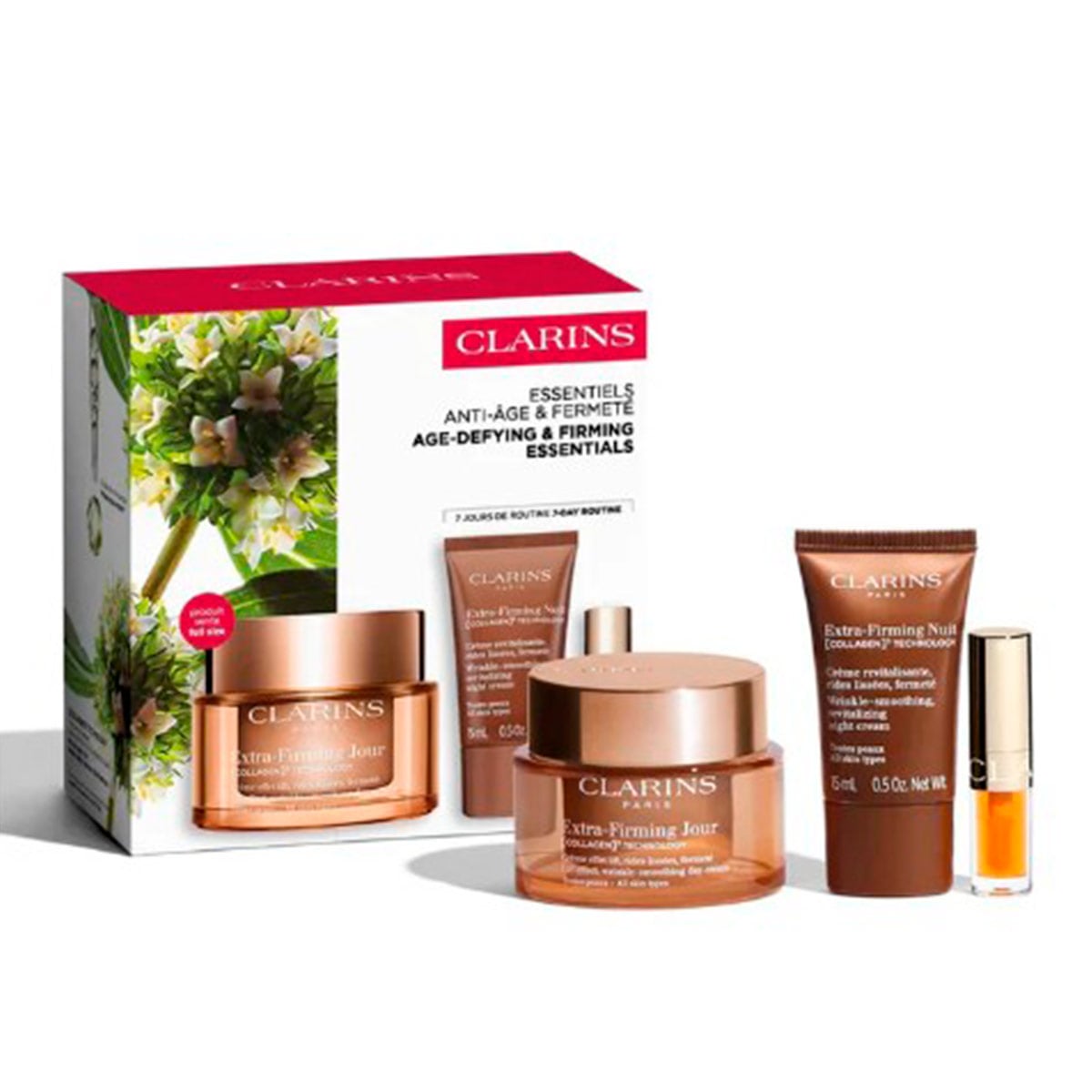 RUTINA FIRMEZA DE LA PIEL CLARINS LOYALTY EXTRA-FIRMING 50ML+15ML+1,4ML - 1