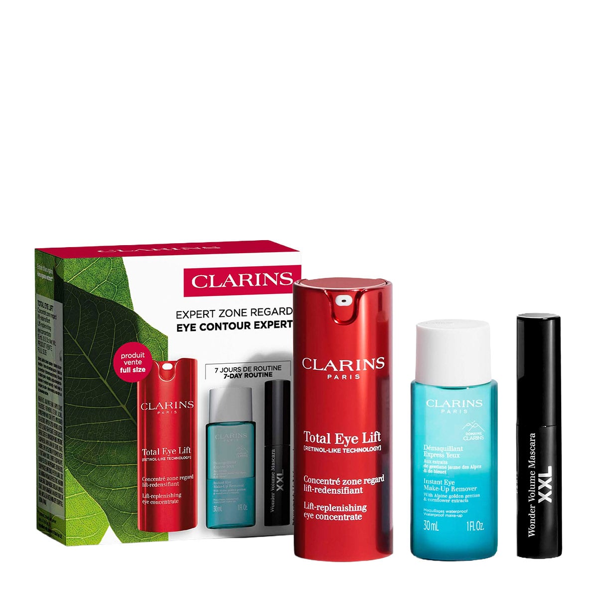 RUTINA PARA CONTORNO DE OJOS CLARINS LOYALTY EYE LIFT 15ML+30ML+3ML - 1
