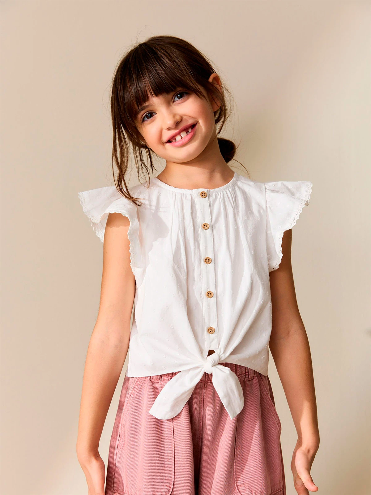 BLUSA NIÑA NEXT ALGODÓN  - 1