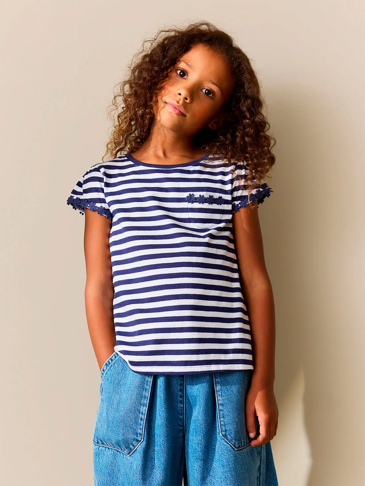POLERA NIÑA NEXT ALGODÓN  - 1