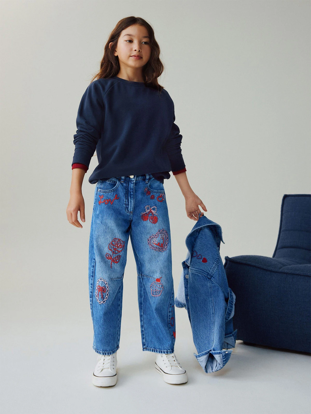 JEANS NIÑA NEXT ALGODÓN  - 1