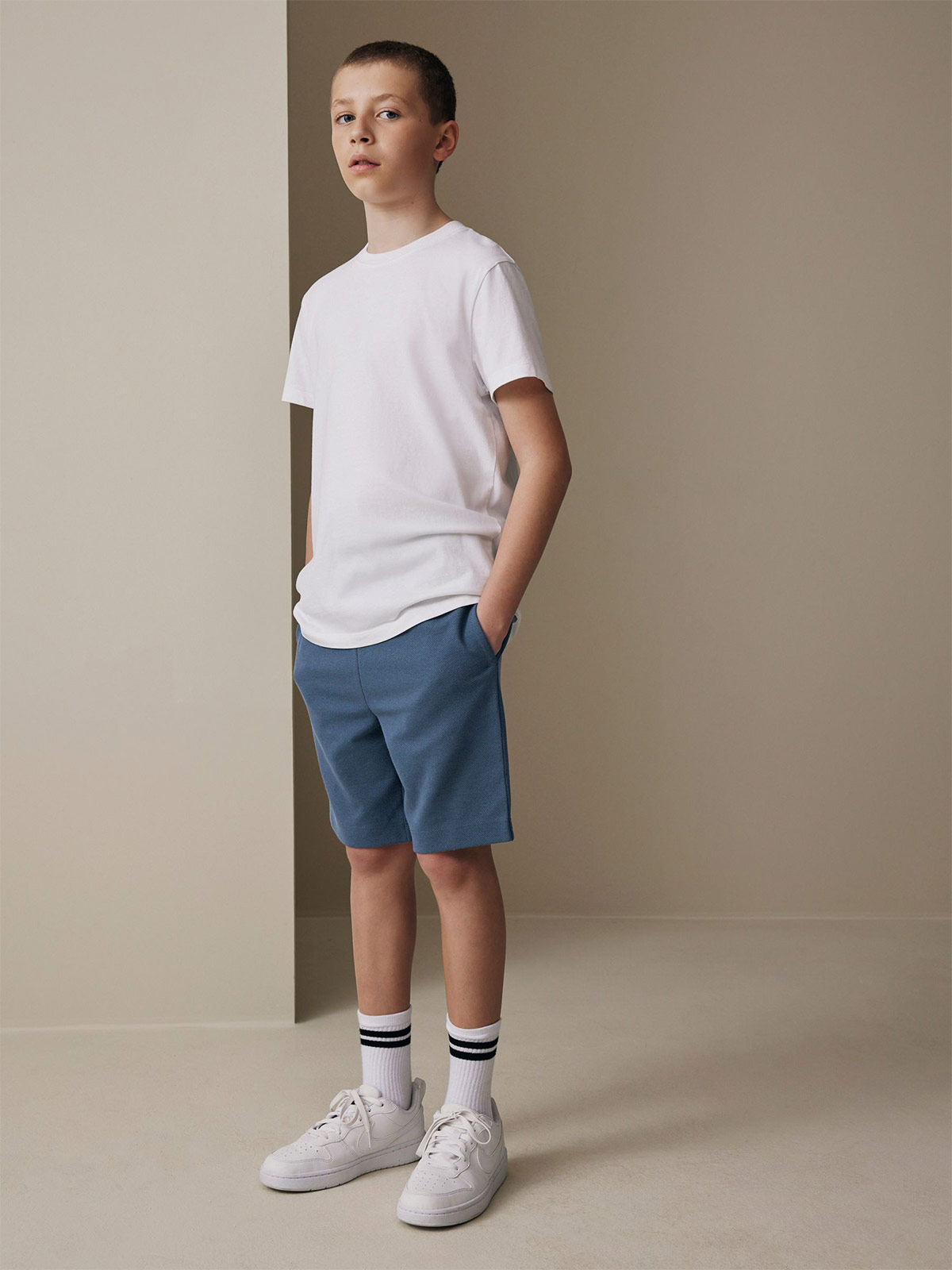 SHORT NIÑO NEXT ALGODÓN  - 1