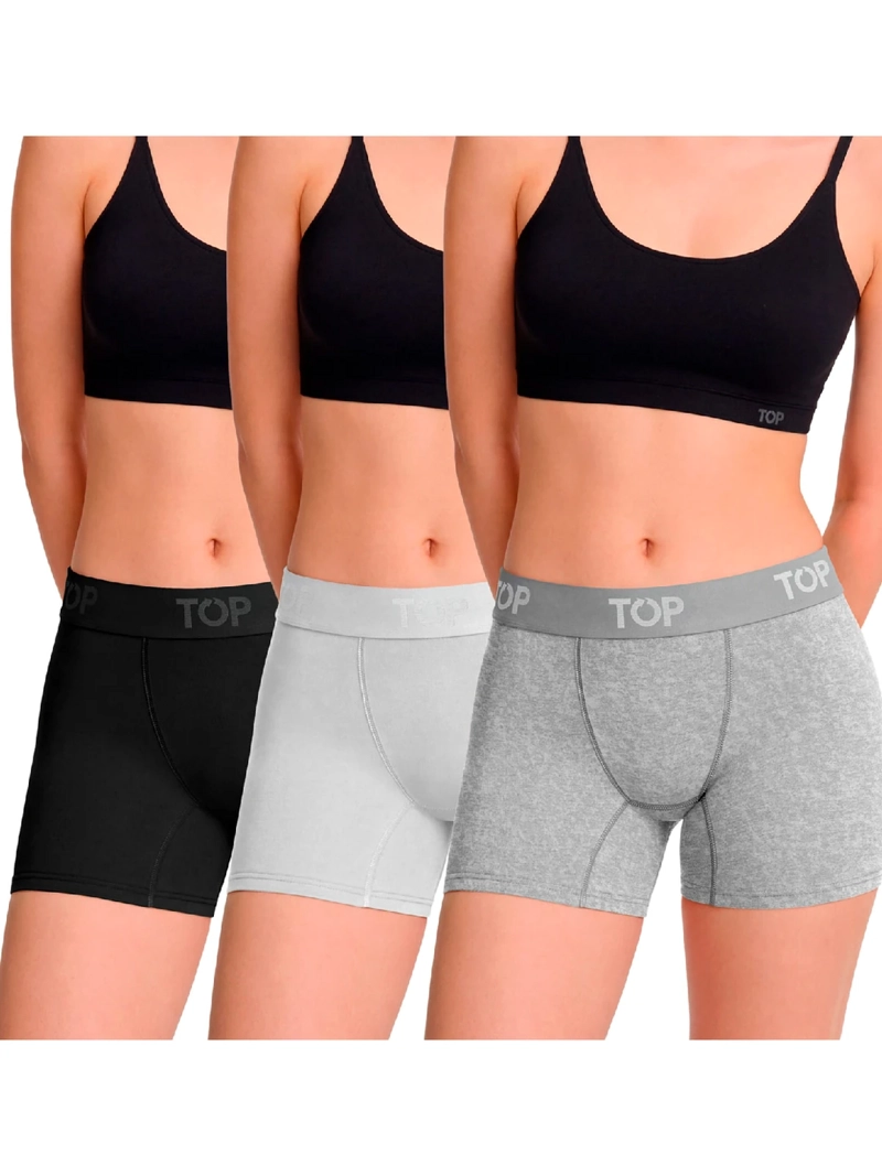 BOXER MEDIO TOP PACK X2 ALGODÓN - 1