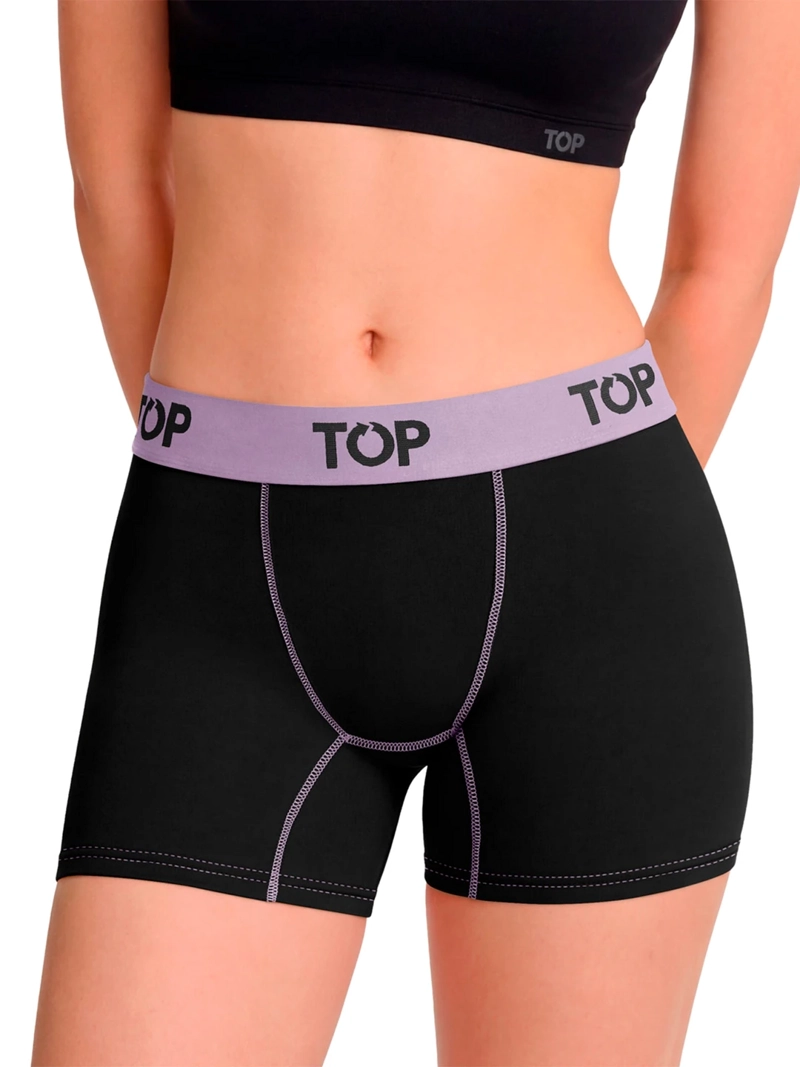 BOXER MEDIO MUJER TOP PACK X2 ALGODÓN - 4