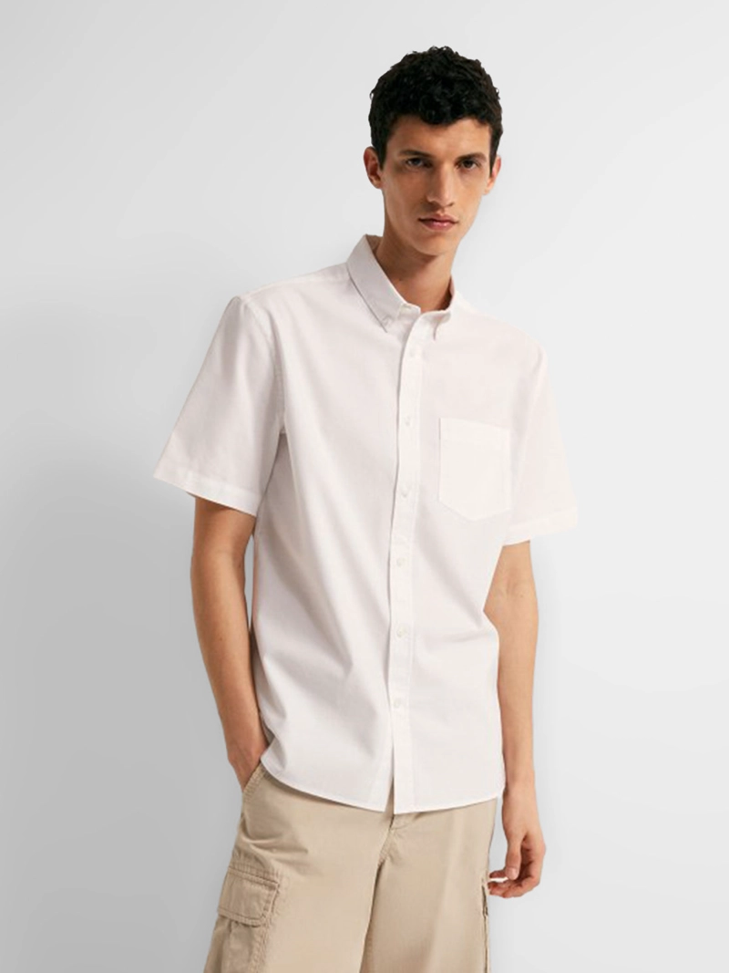 CAMISA MANGA LARGA HOMBRE SFERA ALGODÓN - 1