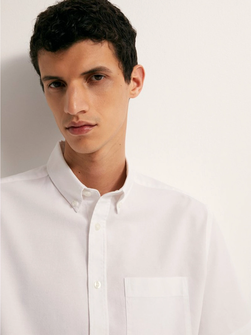 CAMISA MANGA LARGA HOMBRE SFERA ALGODÓN - 3