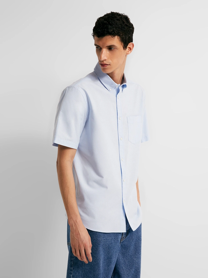 CAMISA MANGA LARGA HOMBRE SFERA ALGODÓN - 1