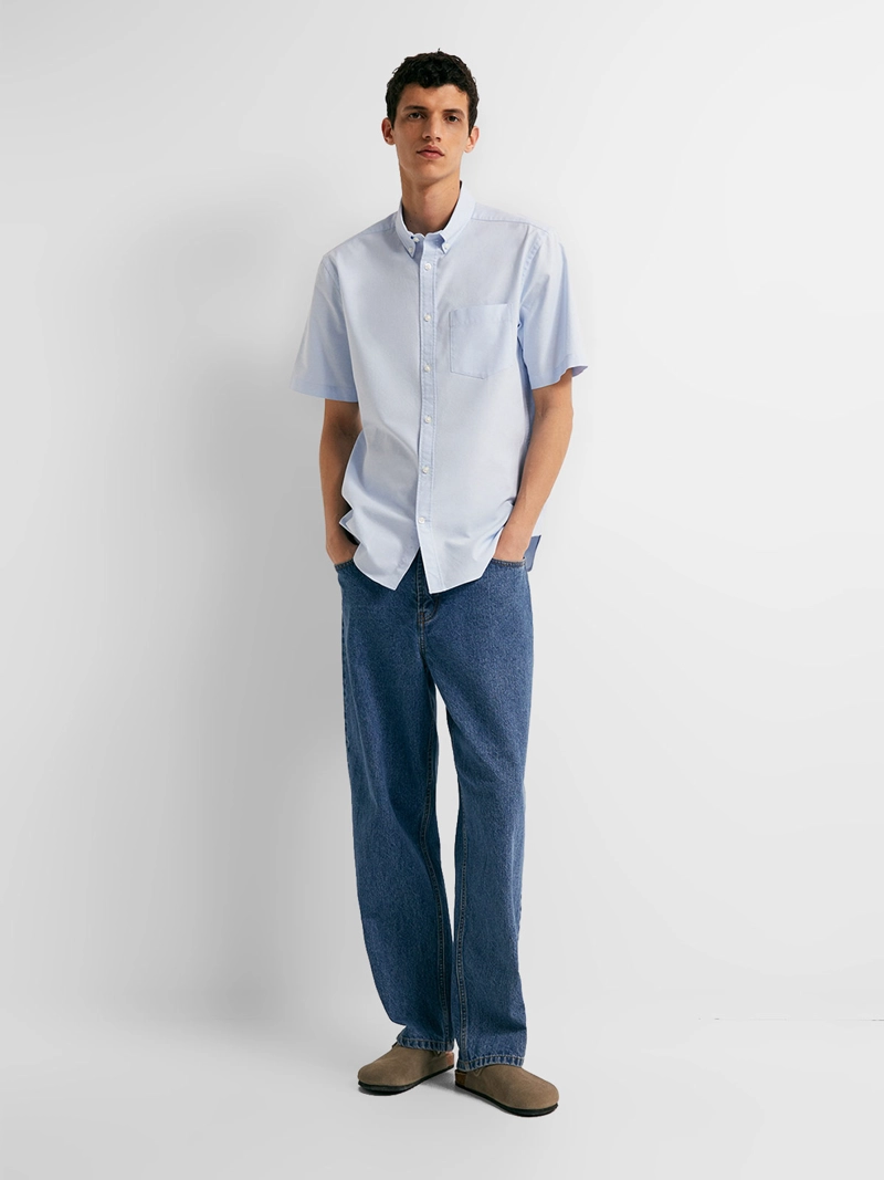 CAMISA MANGA LARGA HOMBRE SFERA ALGODÓN - 4