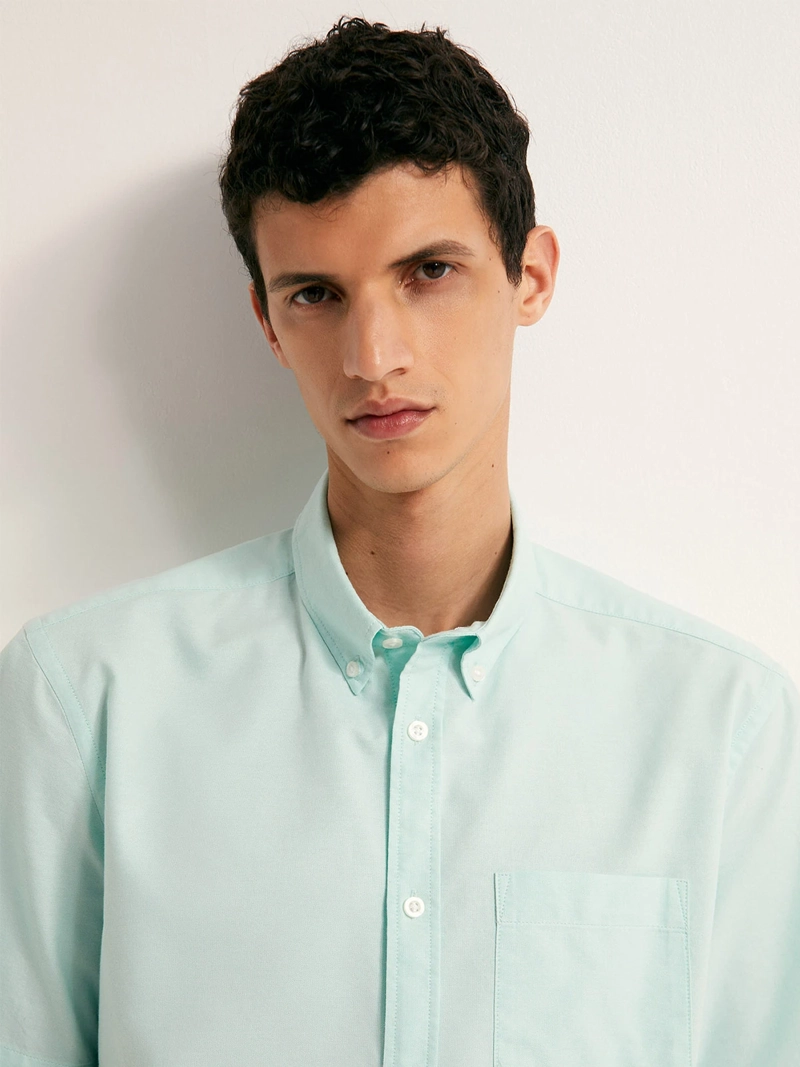 CAMISA MANGA LARGA HOMBRE SFERA ALGODÓN - 4
