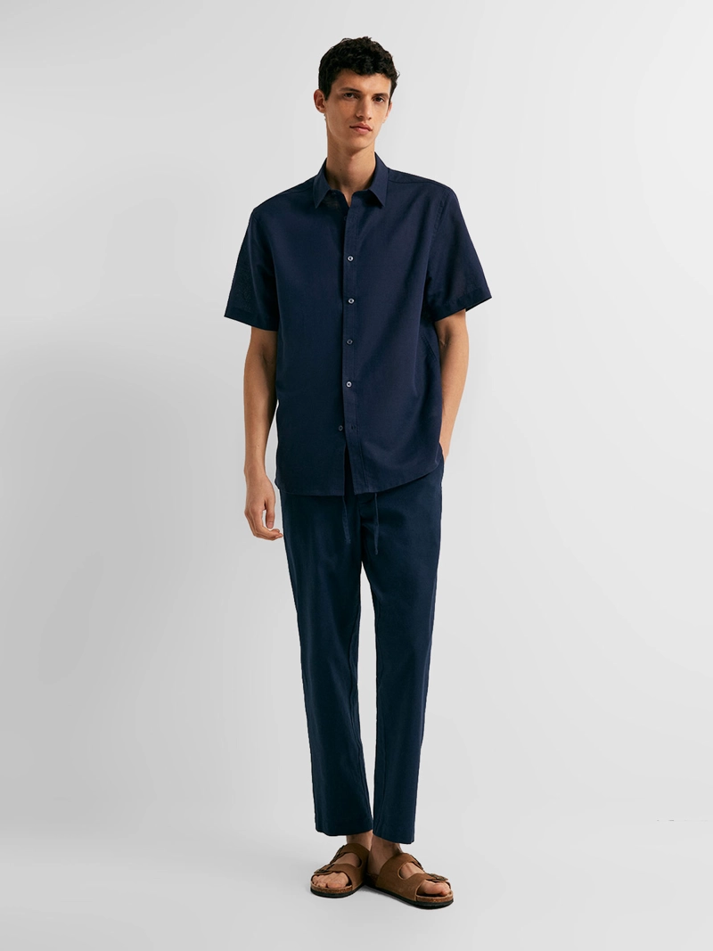 CAMISA MANGA LARGA HOMBRE SFERA LINO - 5