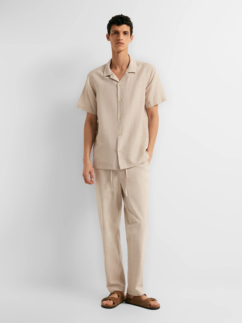 CAMISA MANGA LARGA HOMBRE SFERA LINO - 5