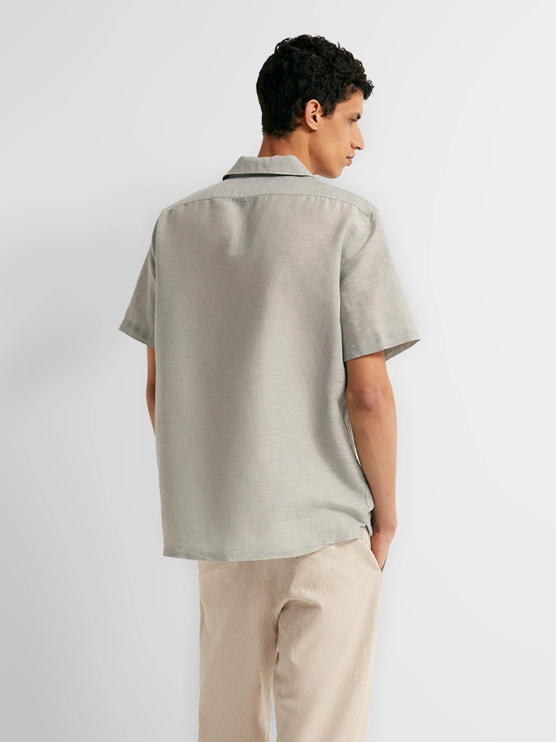 CAMISA MANGA LARGA HOMBRE SFERA LINO - 3