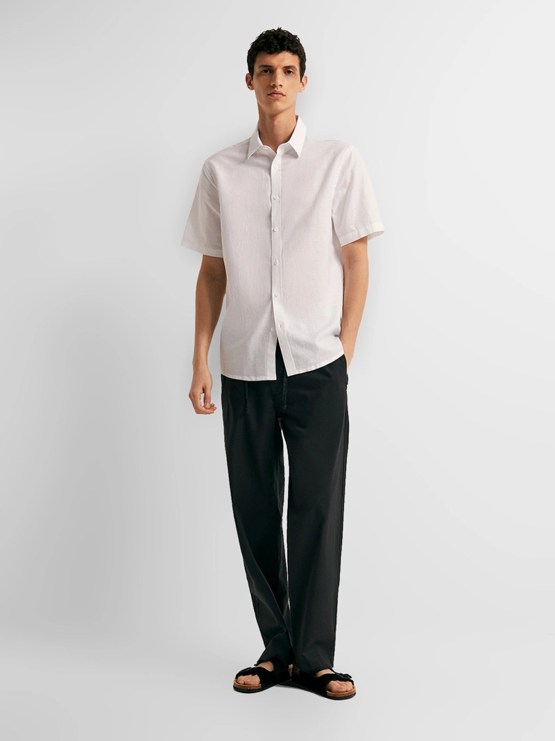 CAMISA MANGA LARGA HOMBRE SFERA LINO - 5