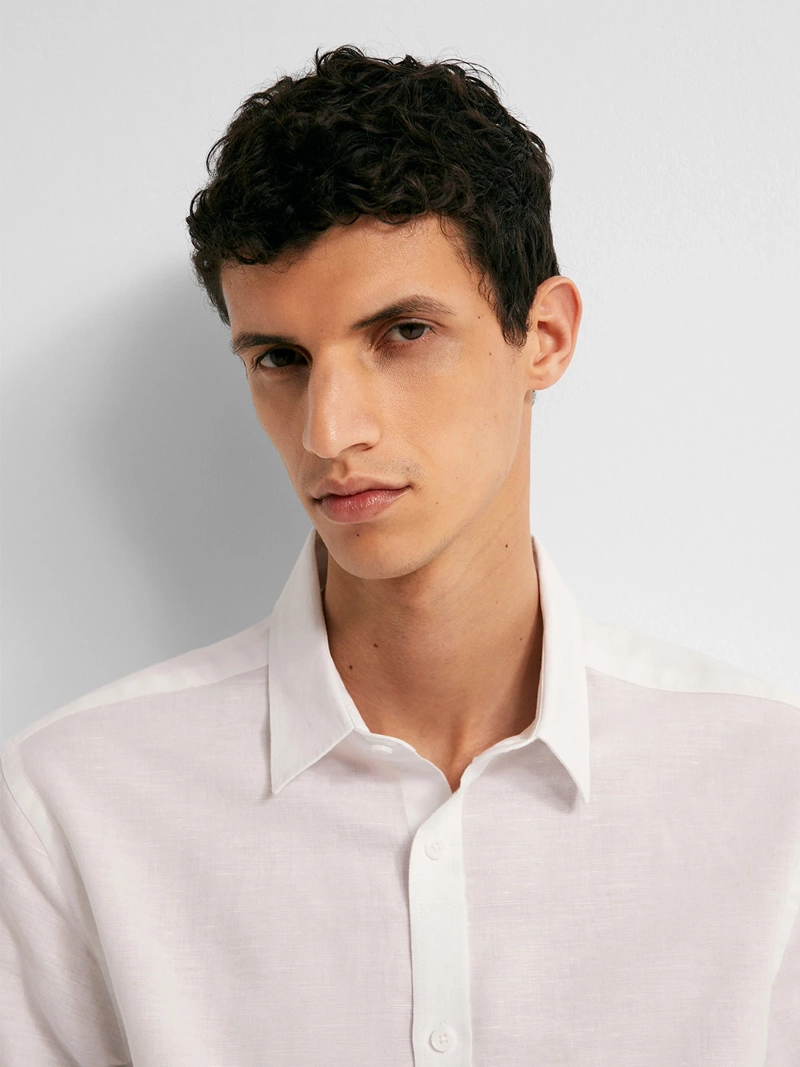 CAMISA MANGA LARGA HOMBRE SFERA LINO - 4