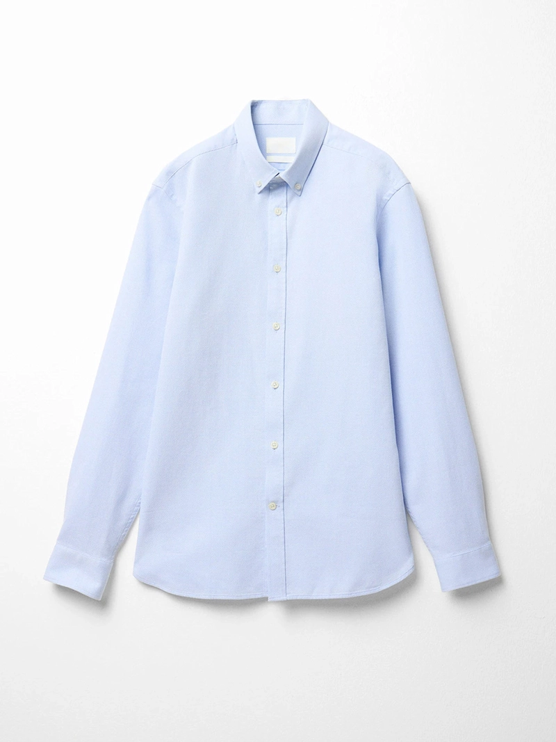 CAMISA MANGA LARGA HOMBRE SFERA ALGODÓN - 1