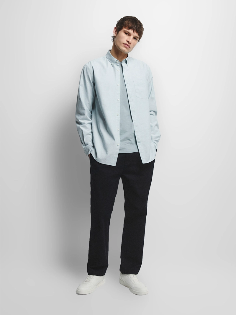CAMISA MANGA LARGA HOMBRE SFERA ALGODÓN - 5
