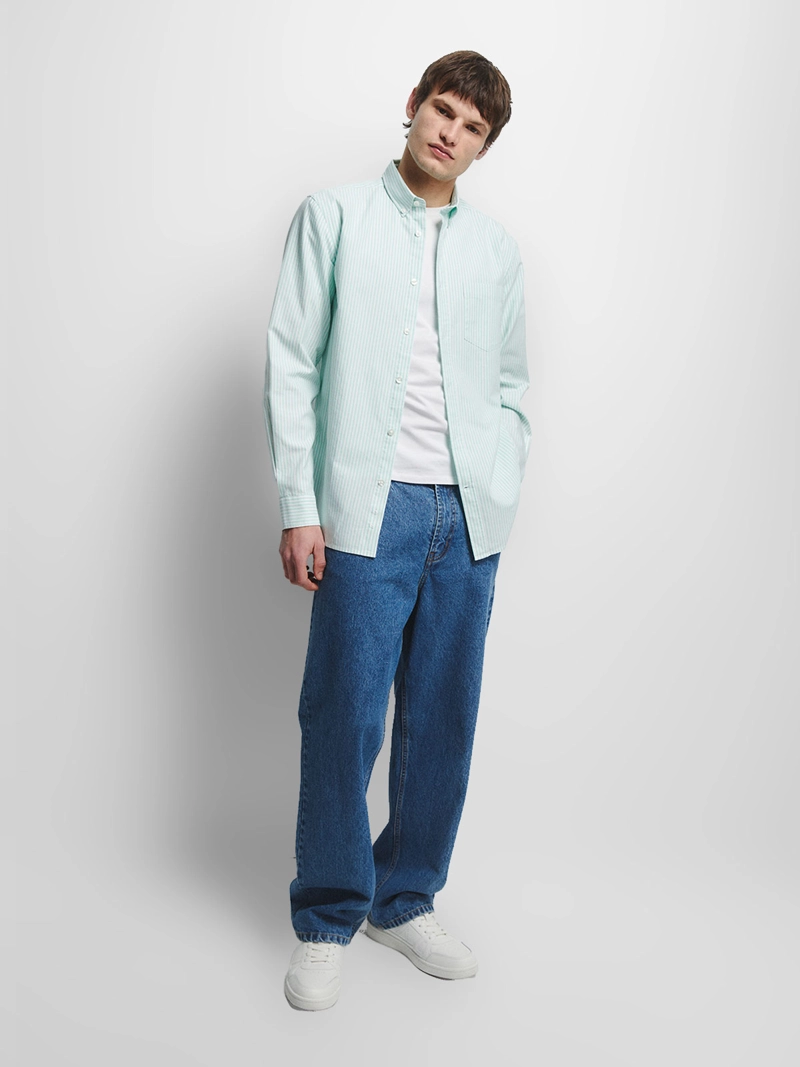CAMISA MANGA LARGA HOMBRE SFERA ALGODÓN - 5
