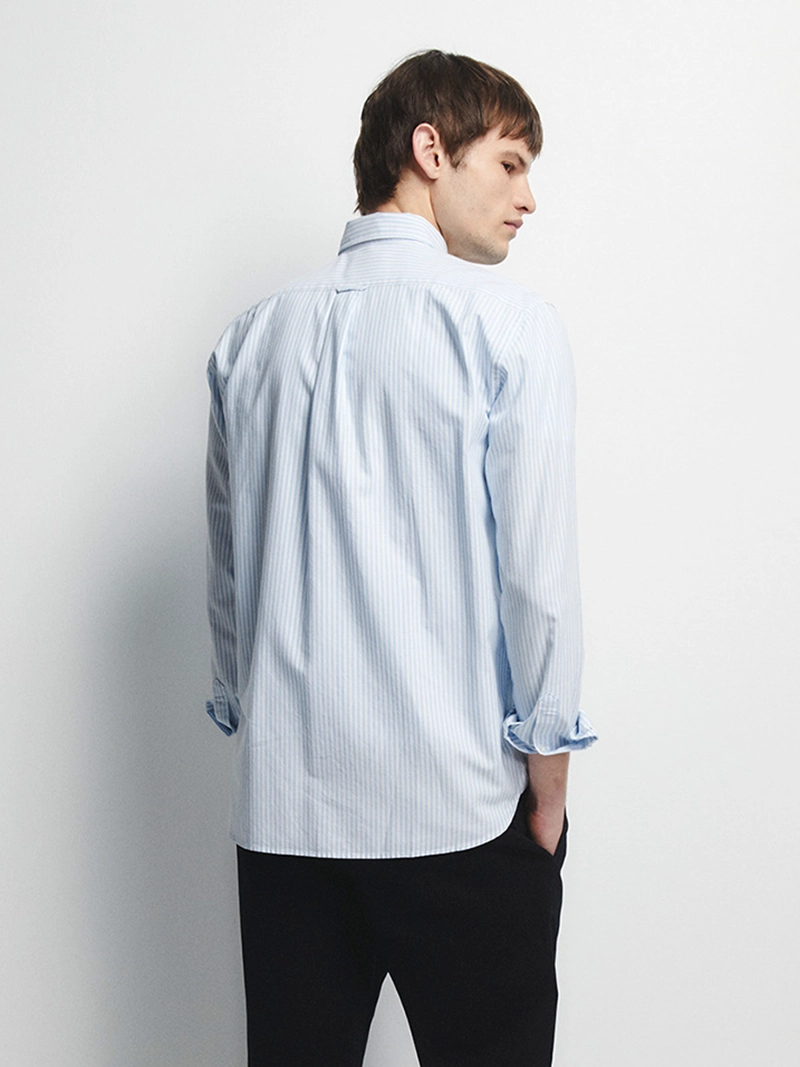 CAMISA MANGA LARGA HOMBRE SFERA ALGODÓN - 2