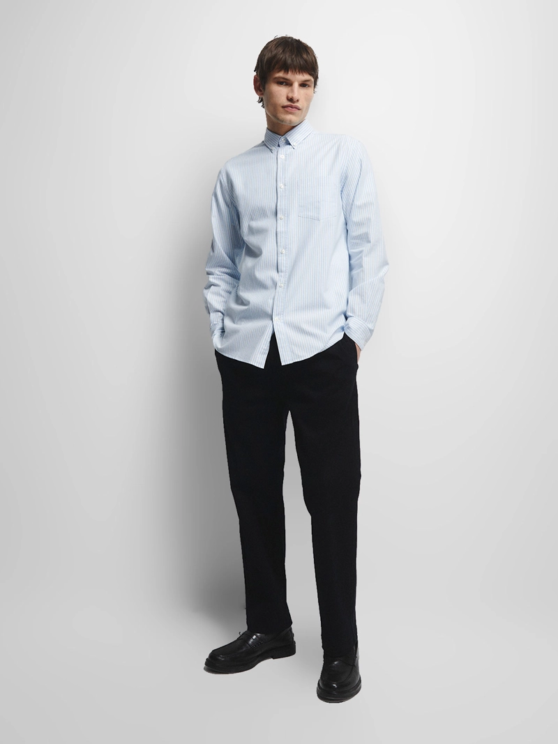CAMISA MANGA LARGA HOMBRE SFERA ALGODÓN - 4