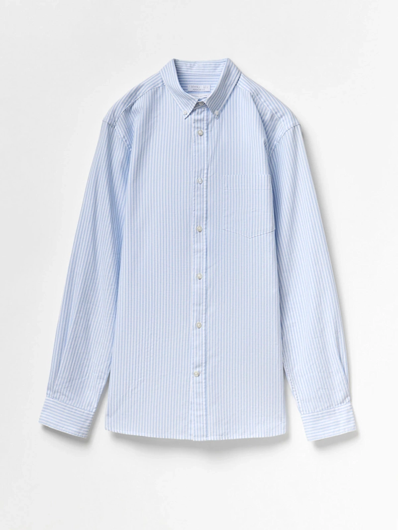 CAMISA MANGA LARGA HOMBRE SFERA ALGODÓN - 5