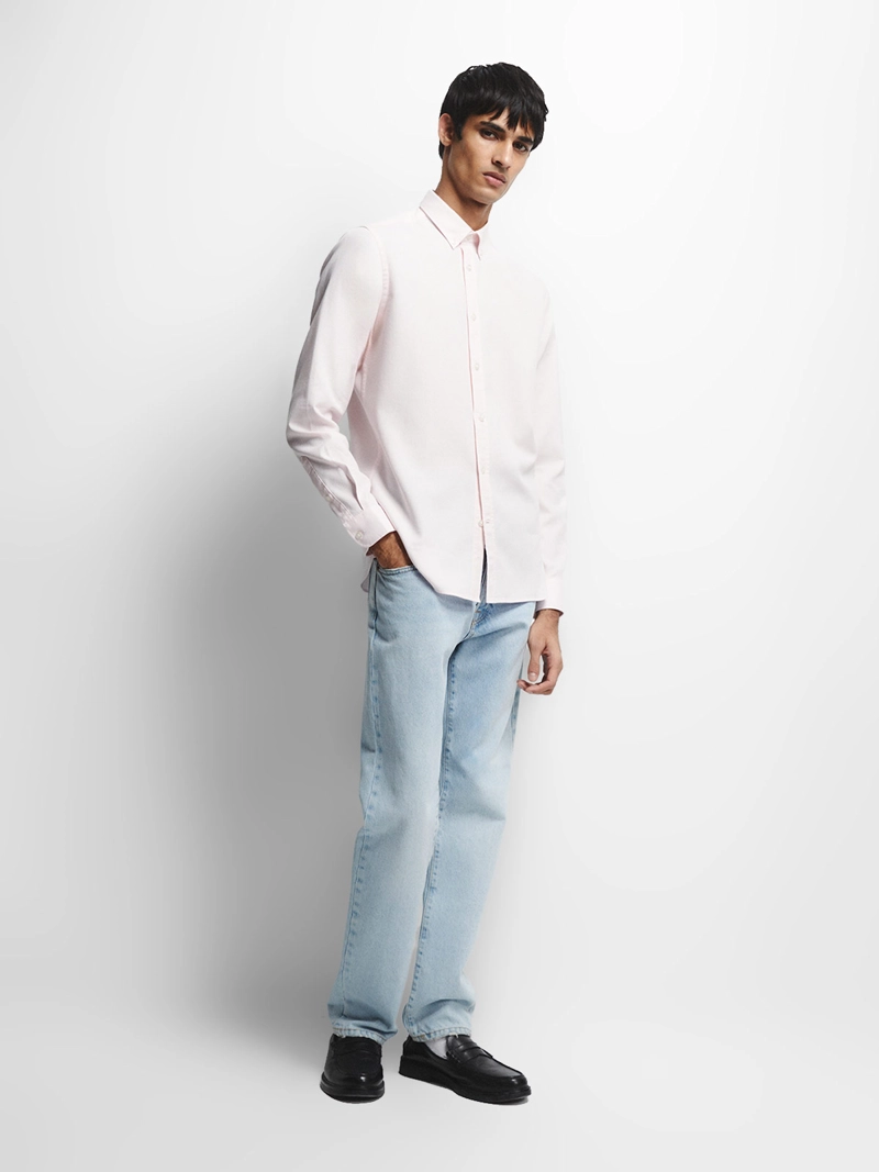 CAMISA MANGA LARGA HOMBRE SFERA ALGODÓN - 4